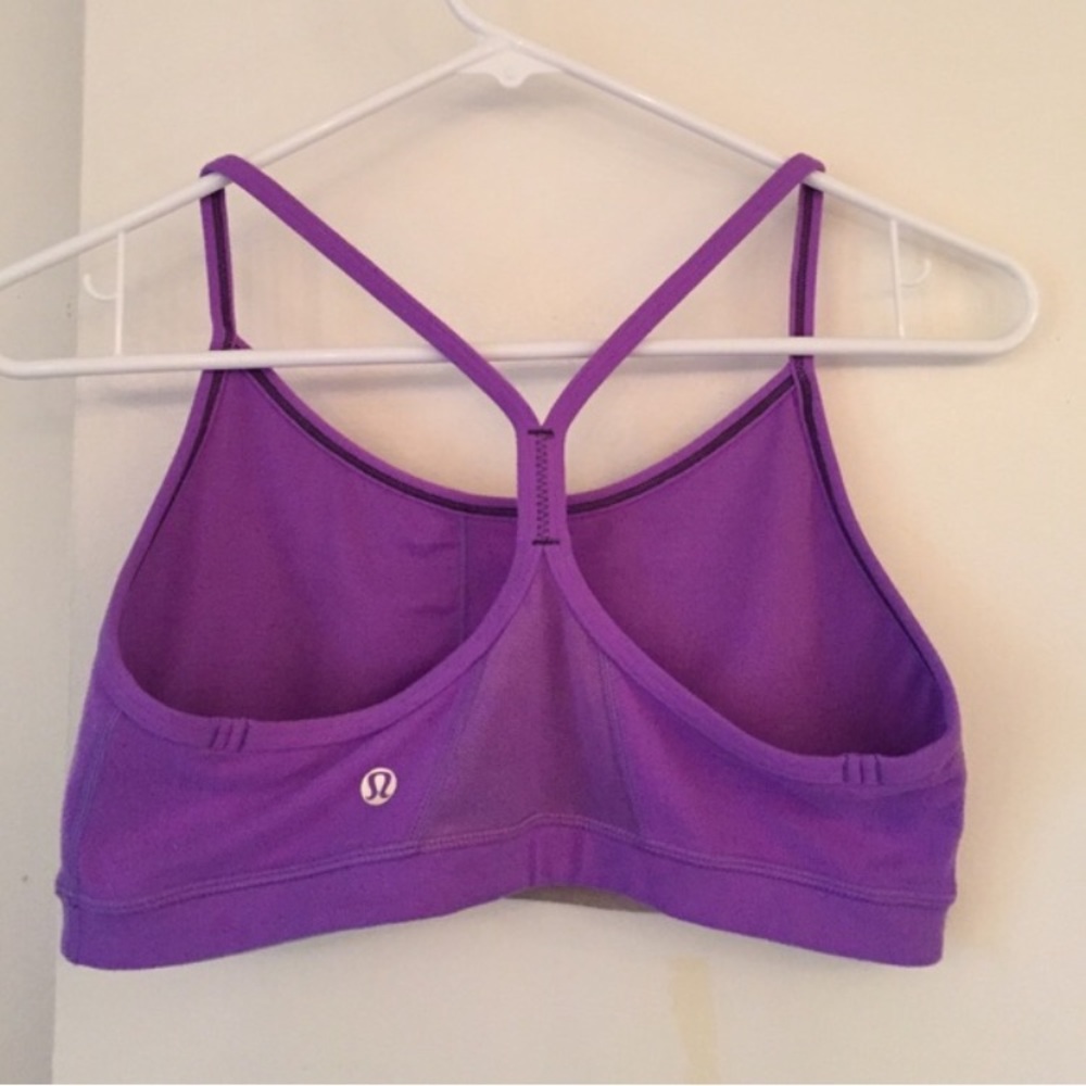 Lululemon purple flow y bra